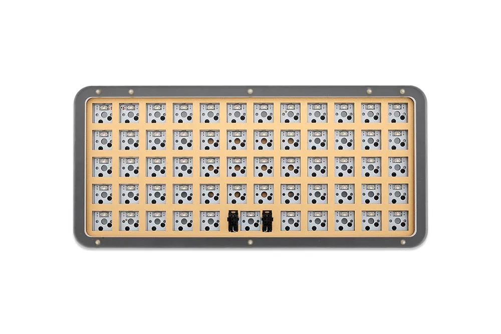 DNA59 50% Kit Custom Mechanical Keyboard Kit PCB CASE hot swappable switch with RGB switch led support lighting effects 1U