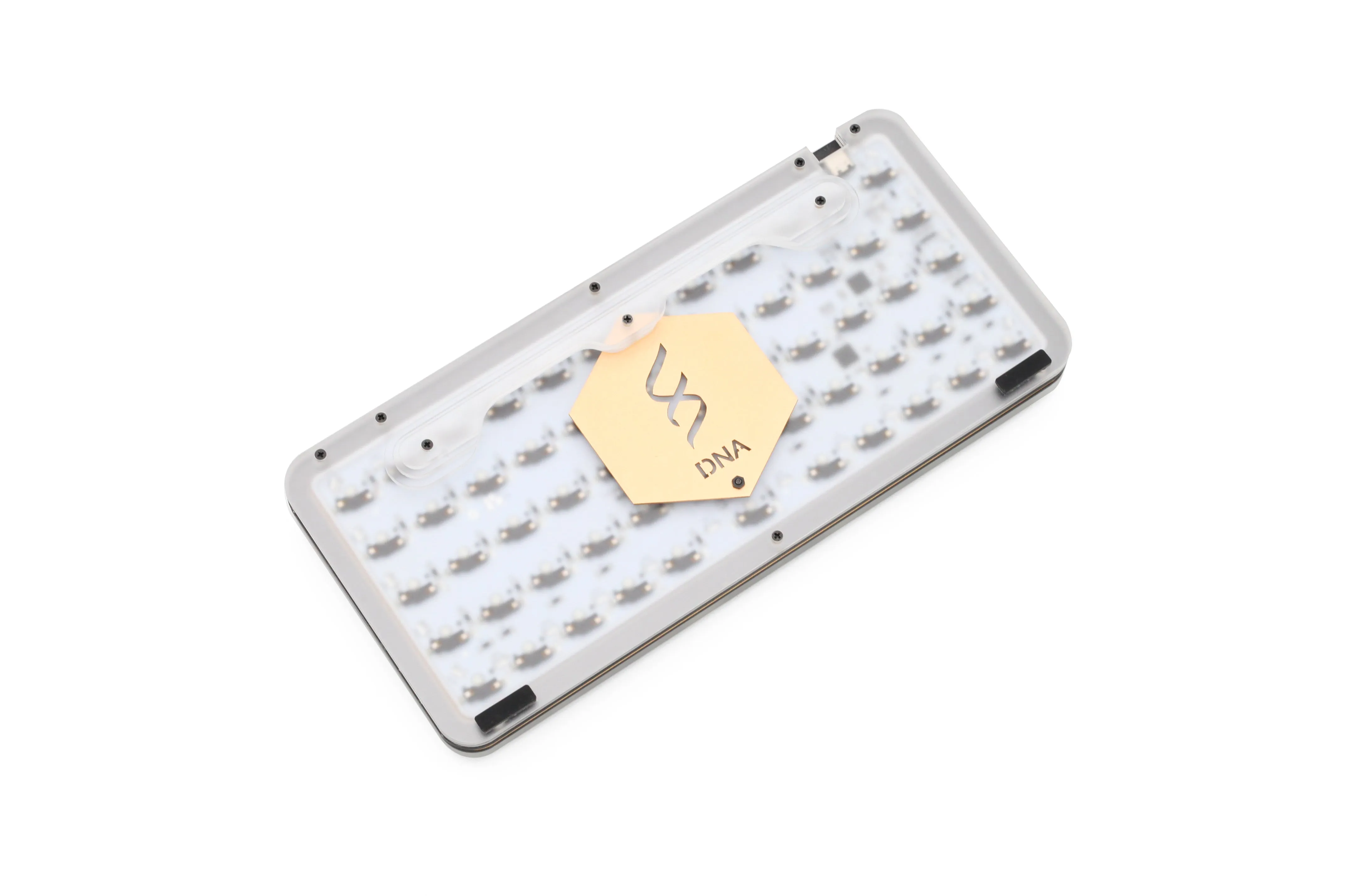 DNA59 50% Kit Custom Mechanical Keyboard Kit PCB CASE hot swappable switch with RGB switch led support lighting effects 1U