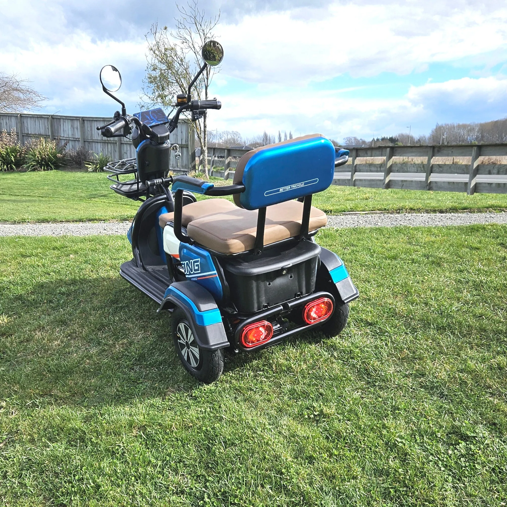 E-Mobility Trike M-1 Blue Lithium Powered