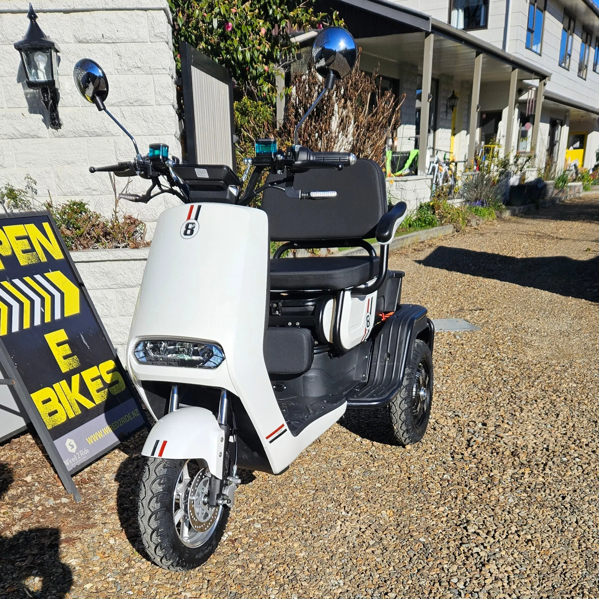 E-Mobility Trike M-2 White NEW STOCK EARLY DECEMBER