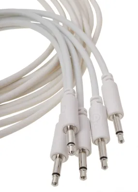 Erica Synths 60cm White Patch Cables x 5