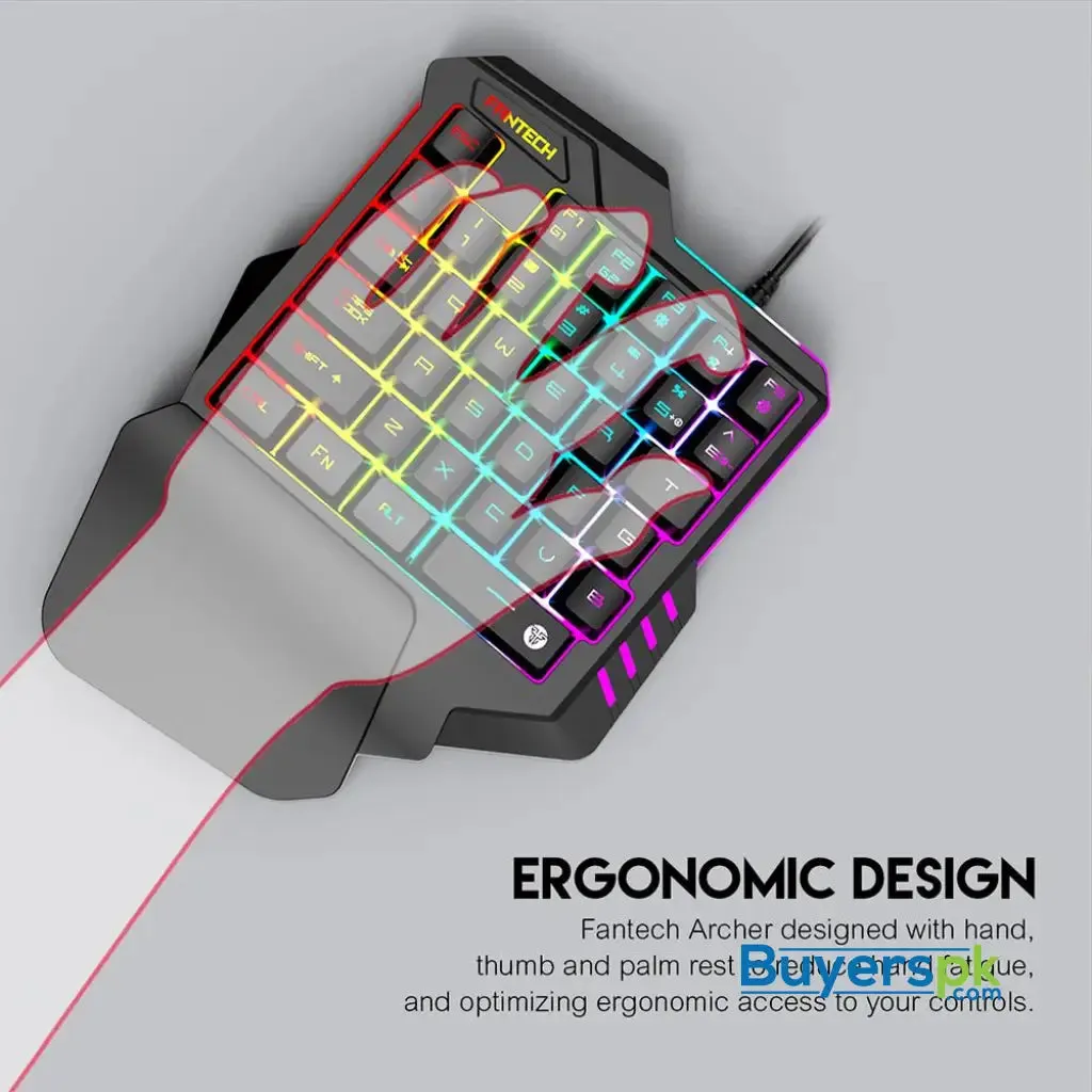 Fantech K512 Archer One-handed Rgb Gaming Keyboard