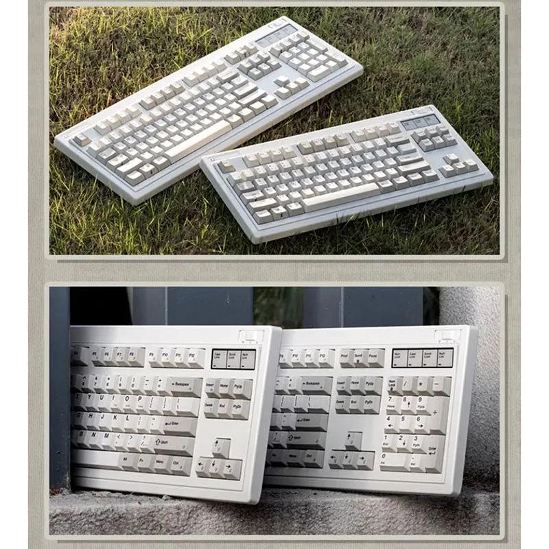 FL·ESPORTS OG87 Retro Wireless Mechanical Keyboard