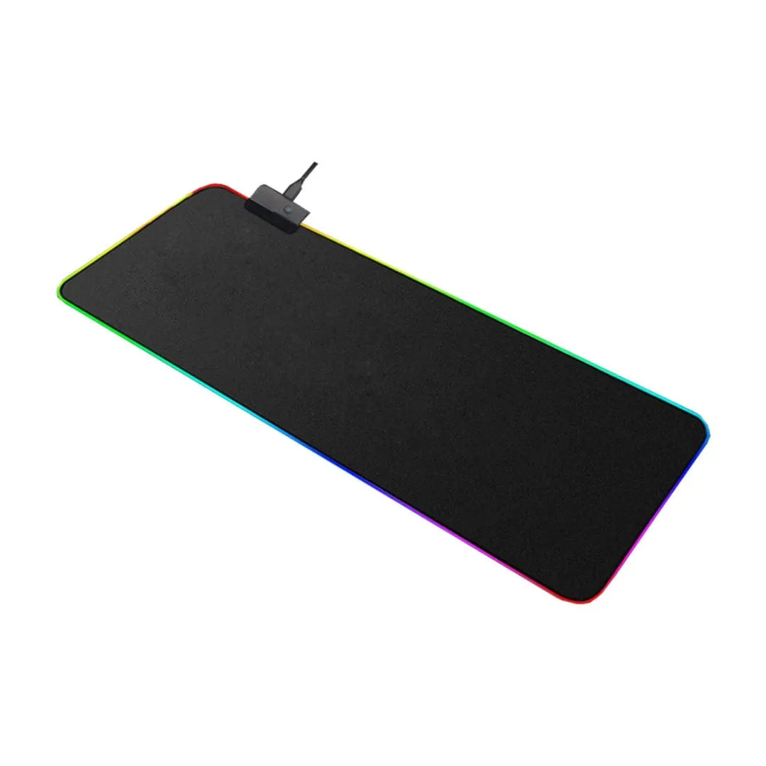 Gaming Mouse Pad Rubber Base with RGB Lights 7 Colors