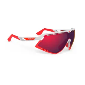 Glasses Rudy Project Defender White Gloss Red Fluo Glasses Rudy Project Defender White Gloss Red Fluo