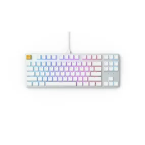 Glorious GLO-GMMK-TKL-BRN-W GMMK White Ice Edition TENKEYLESS Modular Mechanical Keyboard