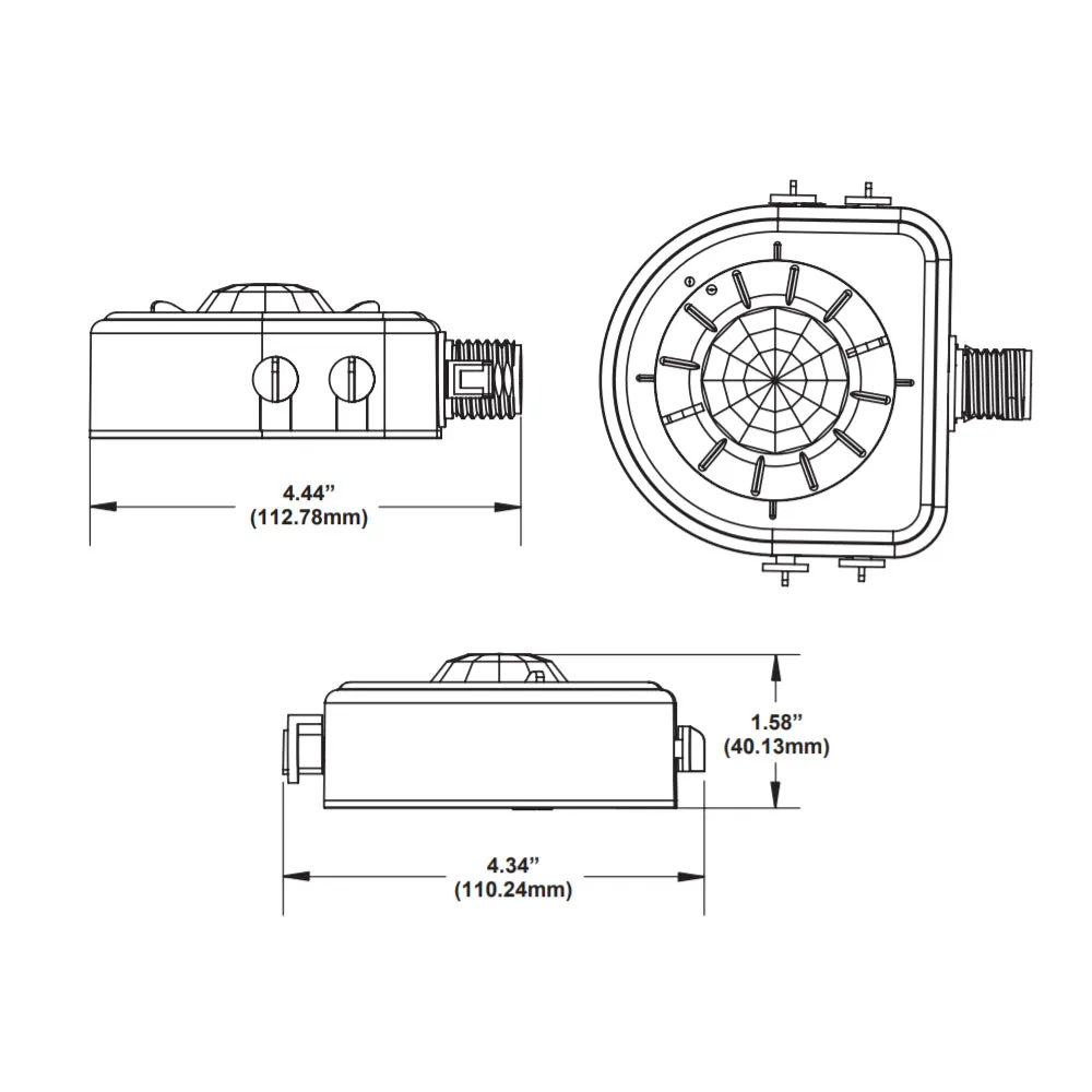 Greengate OEF-P-010V-MV Fixture Mount PIR High Bay/Low Bay Dimming Occupancy Sensor
