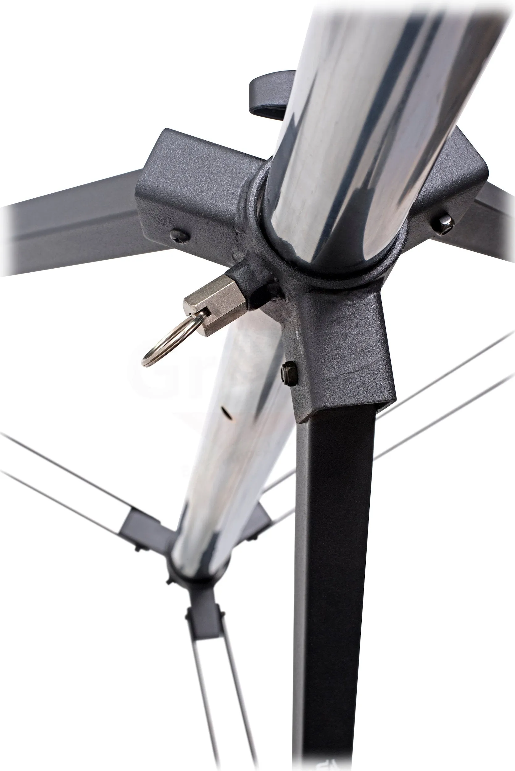 GRIFFIN Crank Lighting Truss Stands - T Adapter Bar & DJ Booth Trussing System for Light Cans & Speakers - Pro-Audio Stage Platform Hardware Package