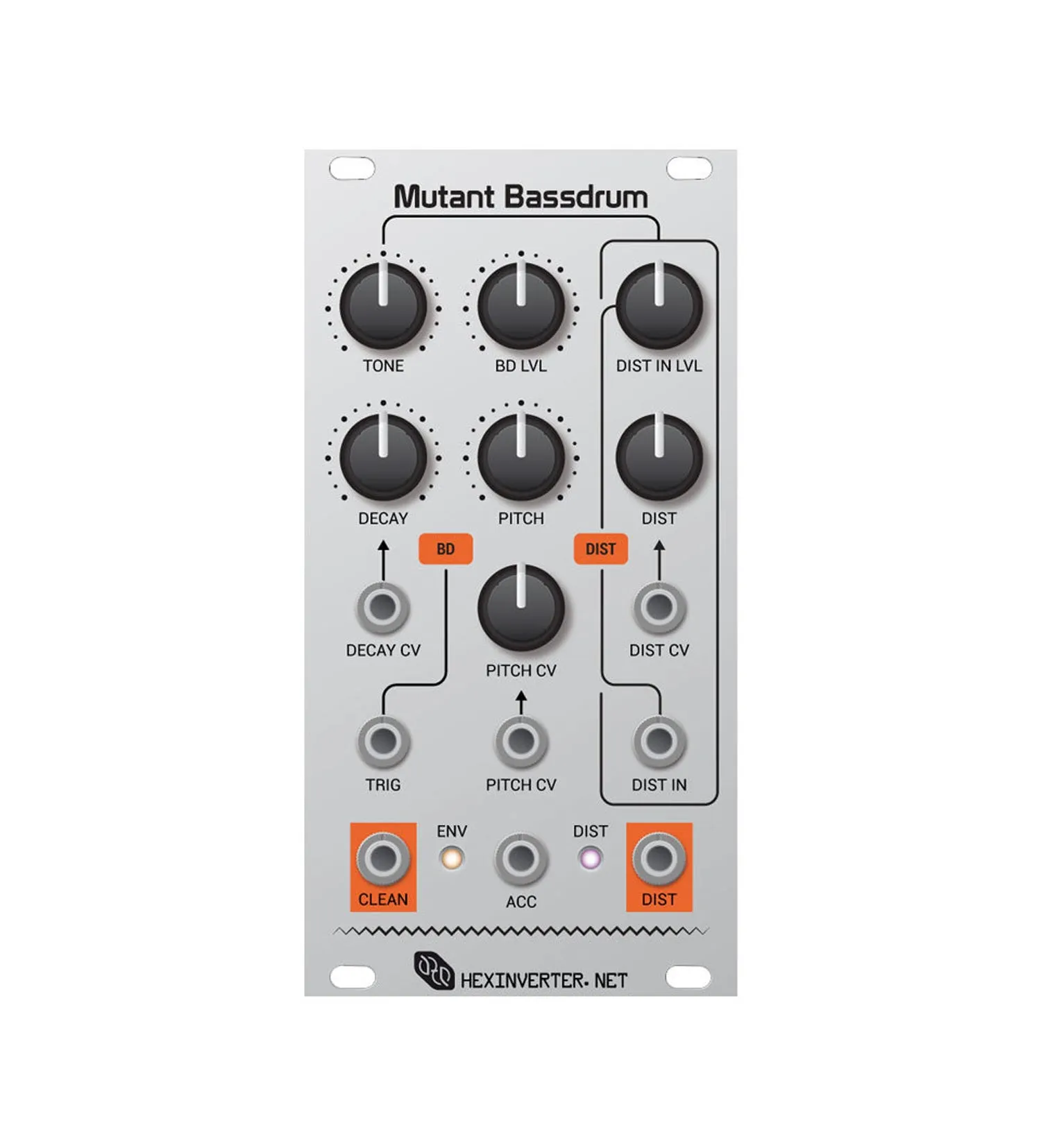 Hexinverter Électronique Mutant Bassdrum