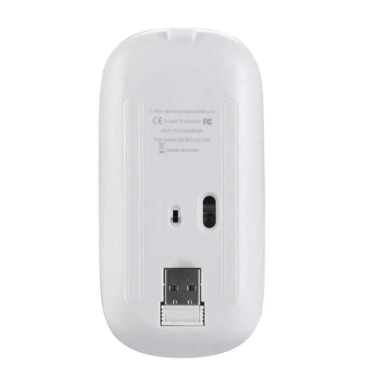 HXSJ M80 2.4GHz Wireless 1600DPI Three-speed Adjustable Optical Mute Mouse