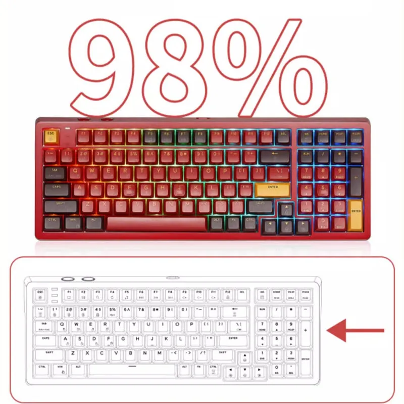 Hyeku Y9 Three-Mode Mechanical Keyboard