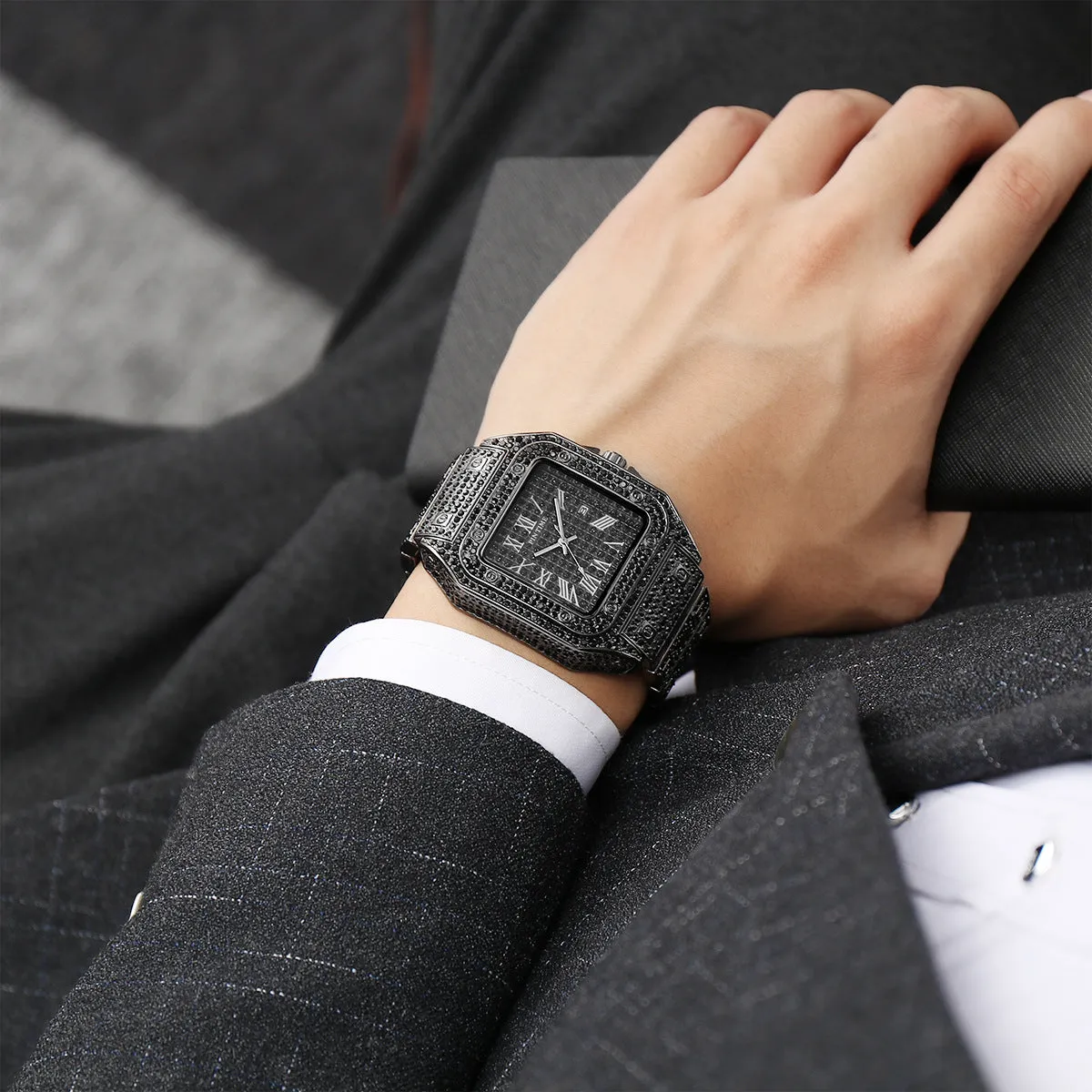 Iced Out Mechanical Watch