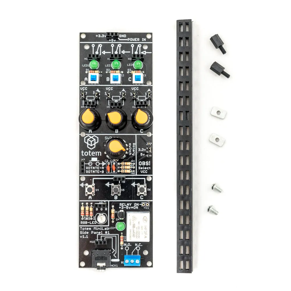 I/O Side Panel: Add-On for Totem Mini Lab