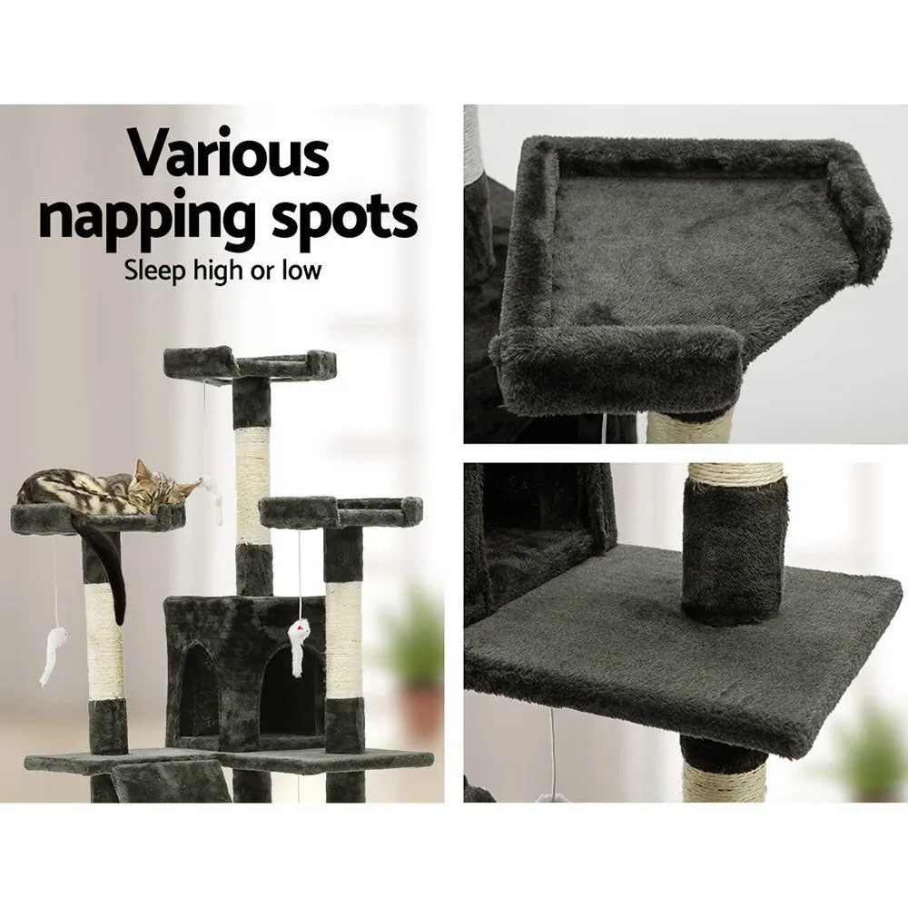 i.Pet Cat Tree 180cm Trees Scratching Post Tower Condo House Furniture Wood