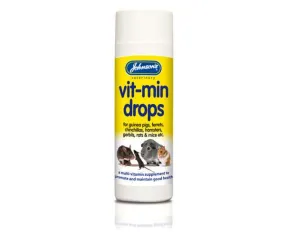 Johnson's Veterinary Vitamin Drops Guinea Pig Hamster & Gerbil 100ml