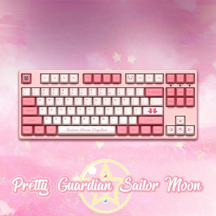 Kawaii Pink Aesthetic Sailor Moon Mechanical Keyboard