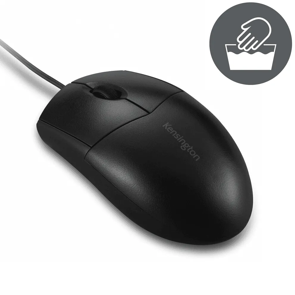 Kensington ProFit Wired Washable Computer Mouse Water Resistant