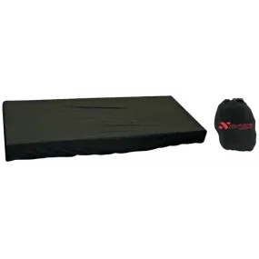 Keyboard Dust Cover Large Black 140 X 50 X 15Cm