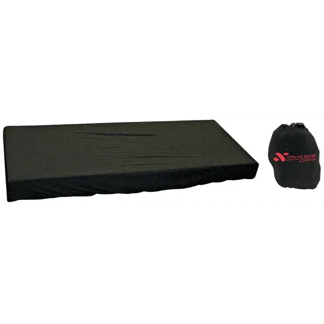 Keyboard Dust Cover Large Black 140 X 50 X 15Cm