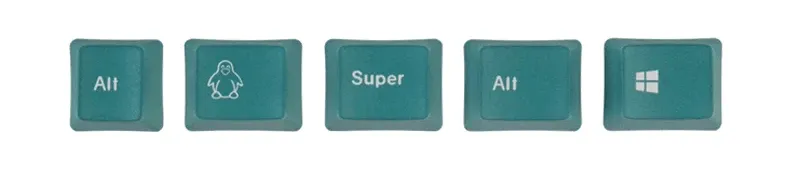 Keychron Dye-sub PBT Keycaps – Forest