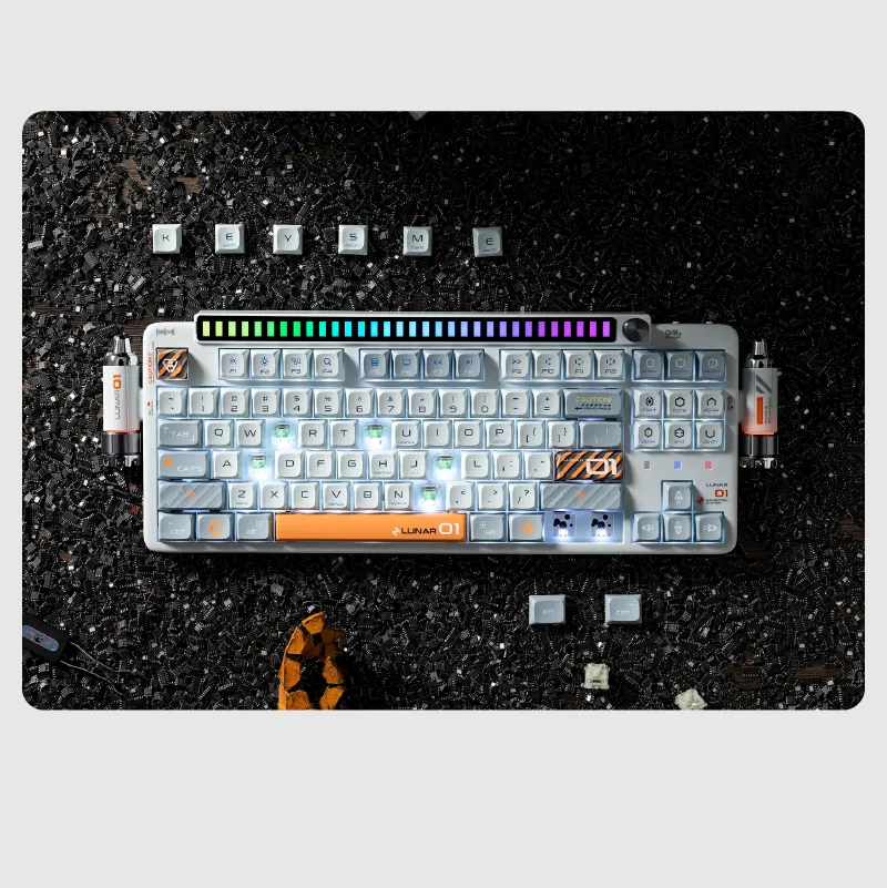 KeysMe Lunar 01 Gaskets Mechanical Keyboard