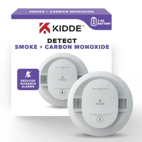 Kidde 21032926 Battery-Operated Combination Smoke & Carbon Monoxide Detector, Batteries Included