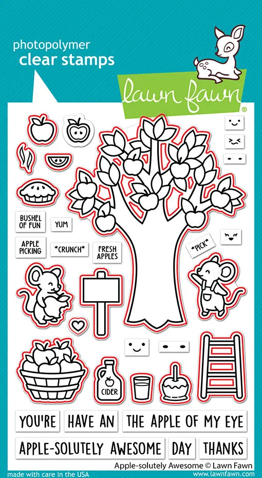 LAWN FAWN: Apple-solutely Awesome | Lawn Cuts Die