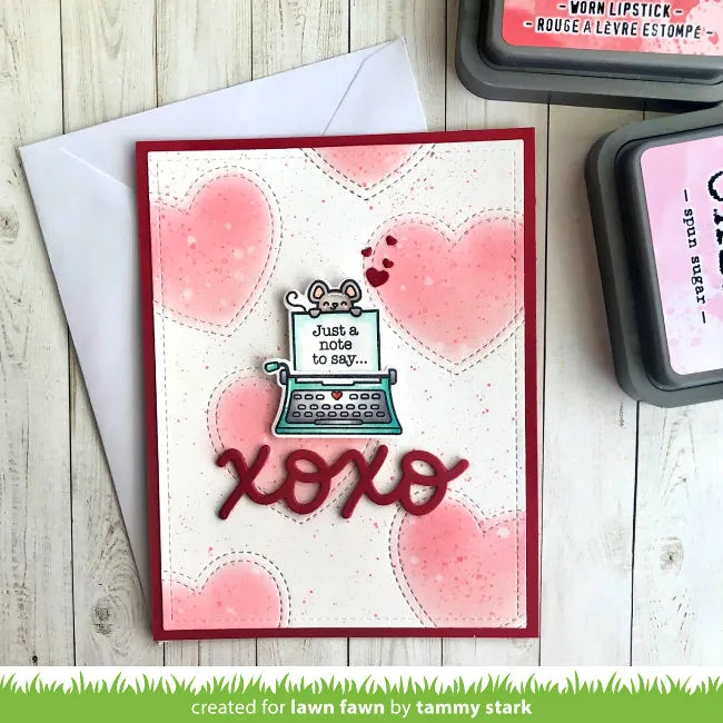 LAWN FAWN: Love Poems | Coloring Stencil