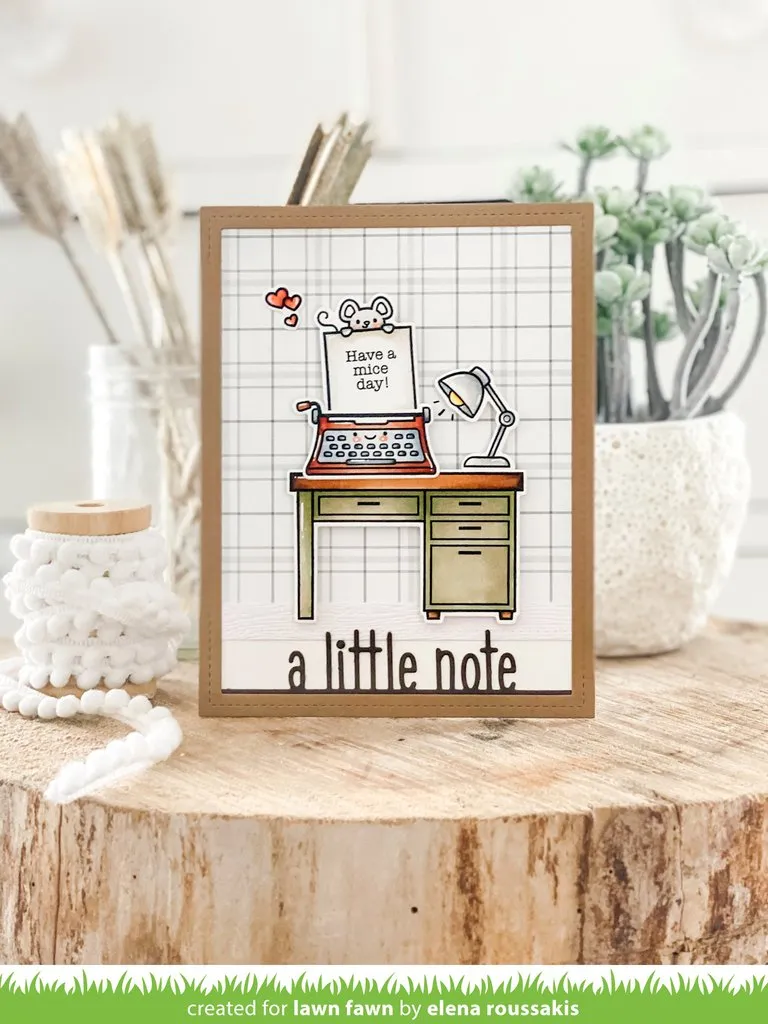 LAWN FAWN: Love Poems | Coloring Stencil