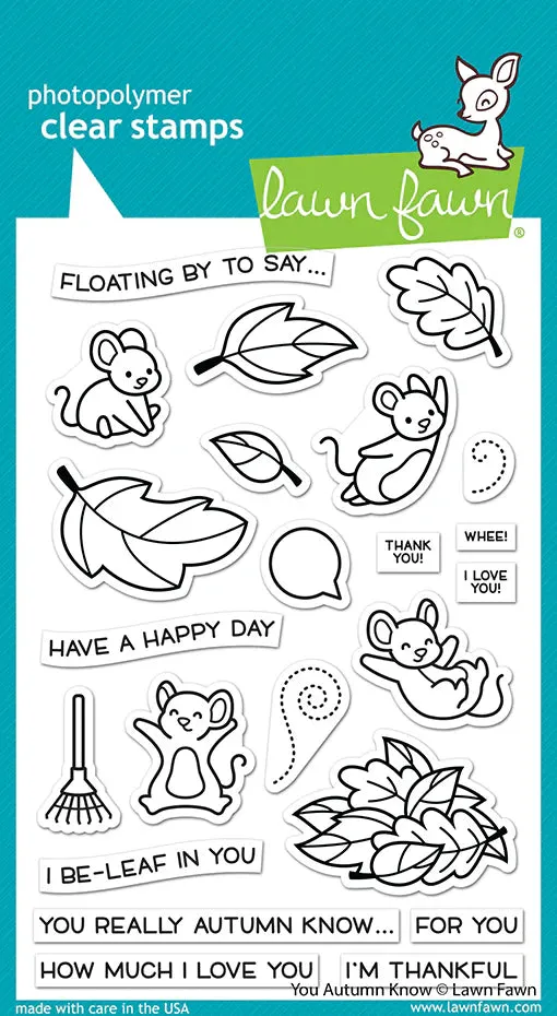 LAWN FAWN: You Autumn Know | Stamp