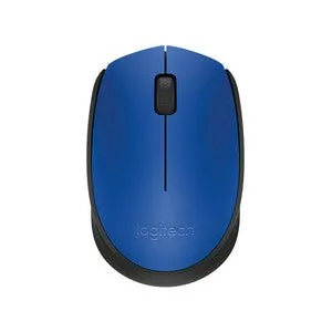 Logitech M171 Wireless Mouse - Wireless - Radio Frequency - Blue, Black - USB - 1000 dpi - Scroll Wheel - Symmetrical