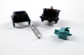 LUBED AND FILMED JWICK T1 SMD-RGB Switches JWK Durock Black