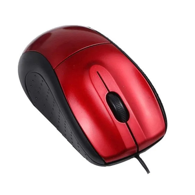 Malloom 2016 New Design USB 3 Button Optical Scroll Wired Mouse Mice For PC Laptop Desktop For Sale