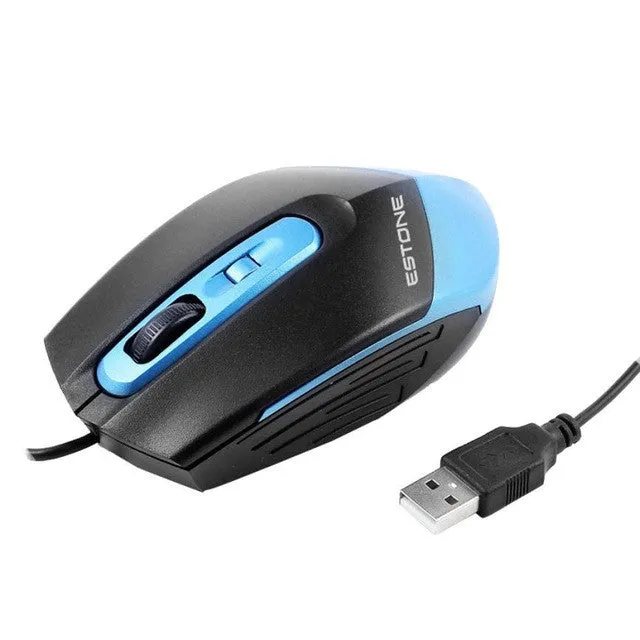 Malloom 2016 Women's Fashion  USB 3 Button Optical Scroll Wired Mouse Mice For PC Laptop Desktop Gift Sale Fee Shipping