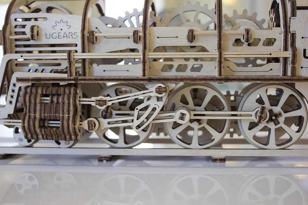 Mechanical Transmission Locomotive Model Puzzle Toy