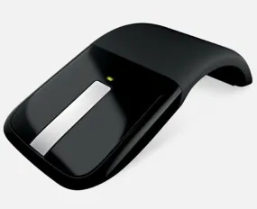 Microsoft Arc Touch Wireless Mouse, 2.4-GHz, USB, BlueTrack, Black - RVF-00052