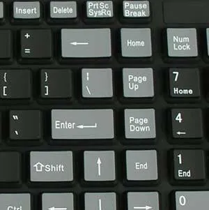 Mid Size Flexible USB Keyboard, Black/Gray