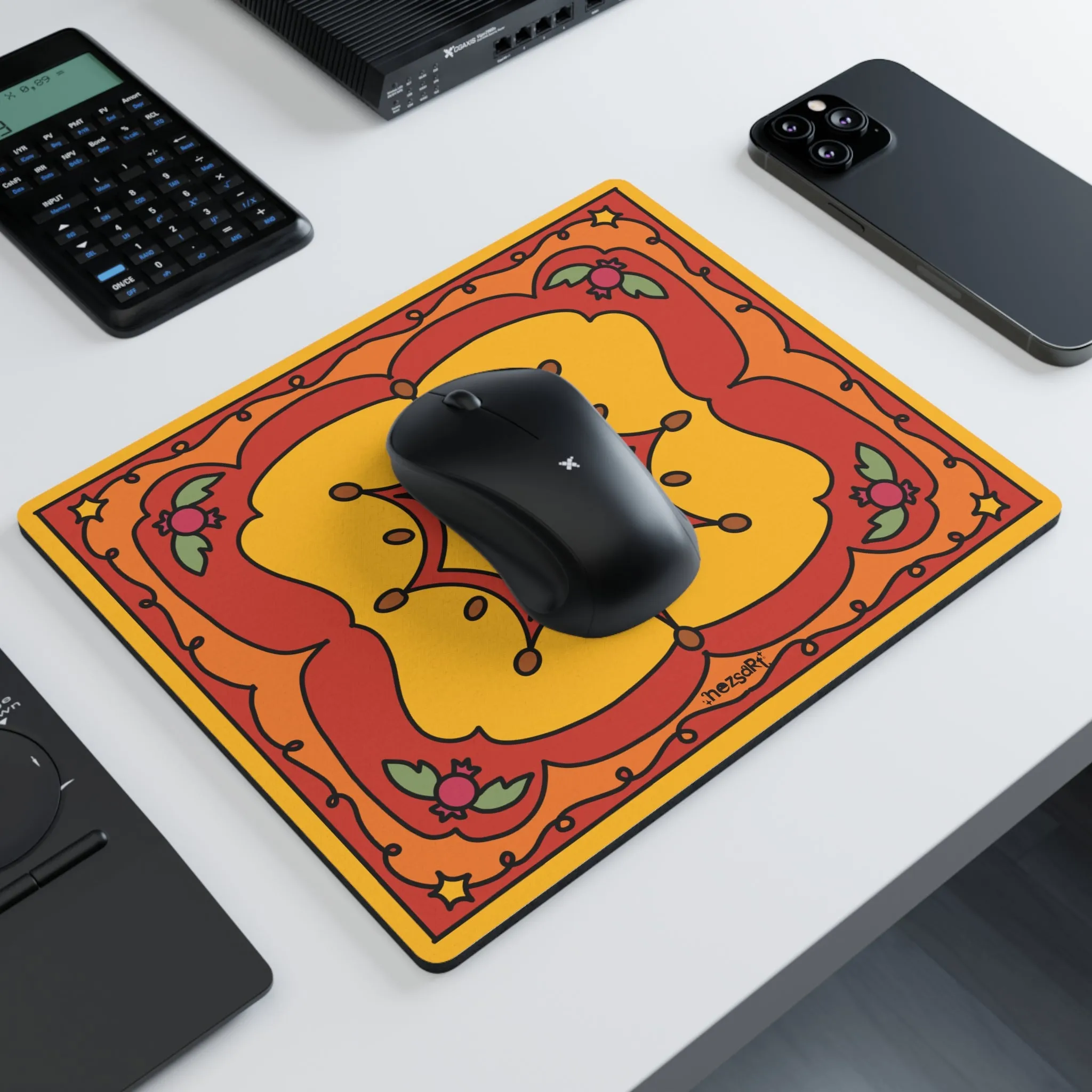 NEZS.ART Arabic Theme - 23.6cm x 19.8cm Rectangular Mousepad