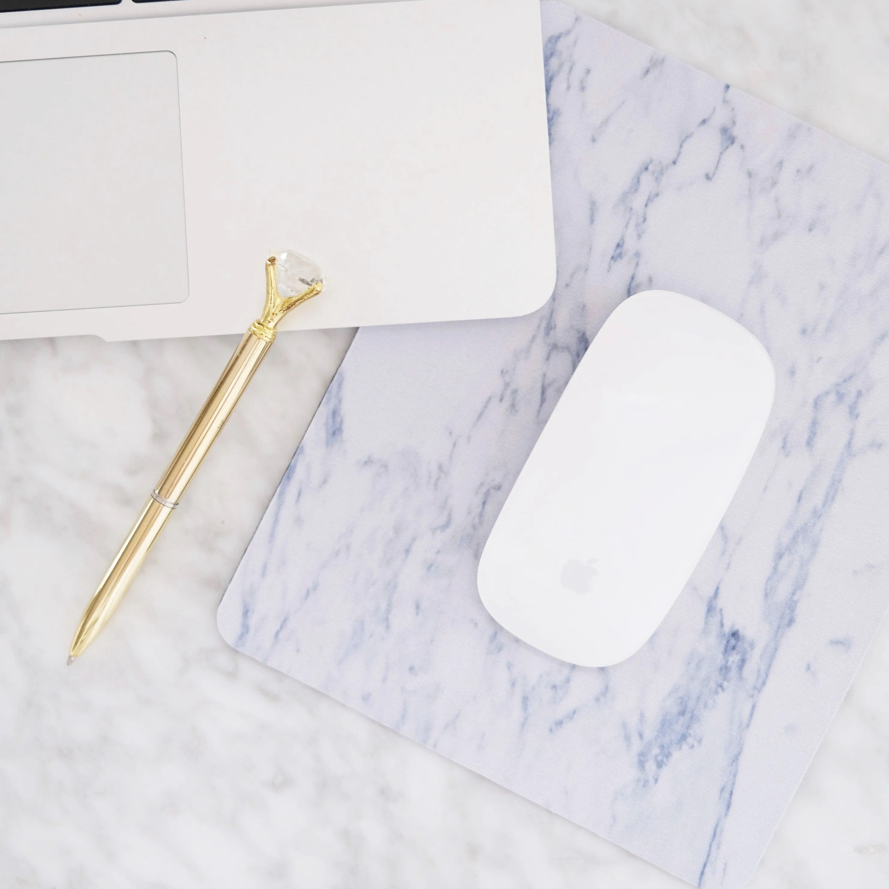 Office non-slip marble mouse pad