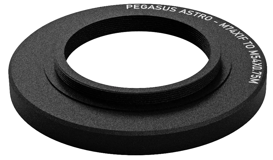 Pegasus Astro Adapter M74 Female to M54 Male. (For SW Esprit 100)
