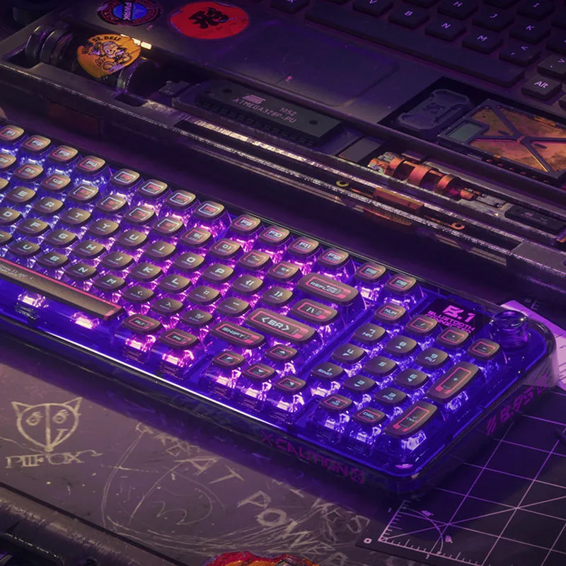 PIIFOX Cyberpunk ASA Profile PBT Keycap Set 117 Keys