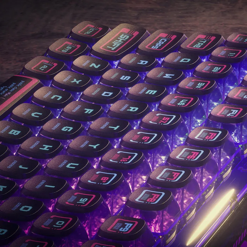 PIIFOX Cyberpunk ASA Profile PBT Keycap Set 117 Keys