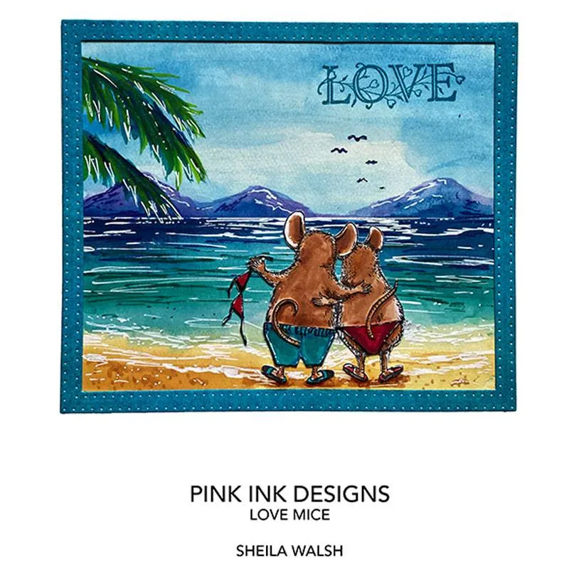 Pink Ink Designs Love Mouse A7 Clear Stamp
