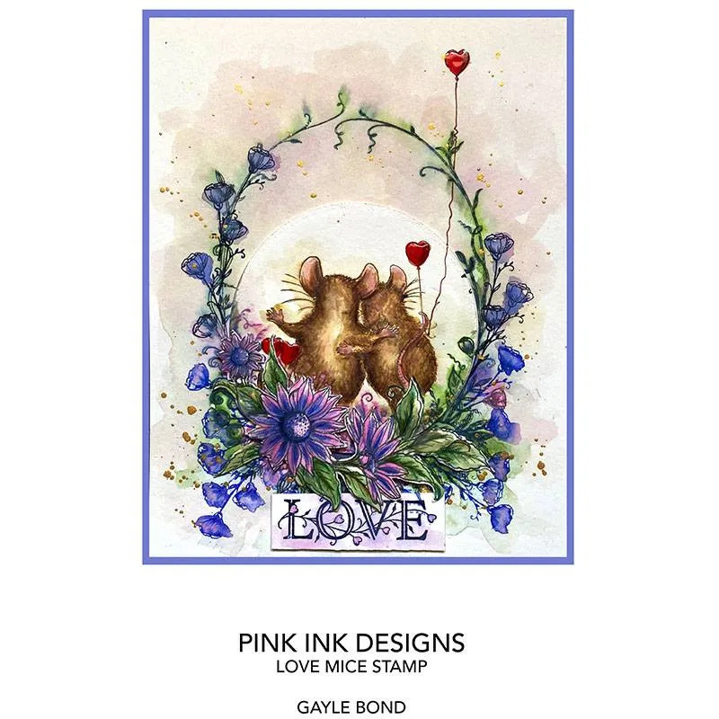 Pink Ink Designs Love Mouse A7 Clear Stamp