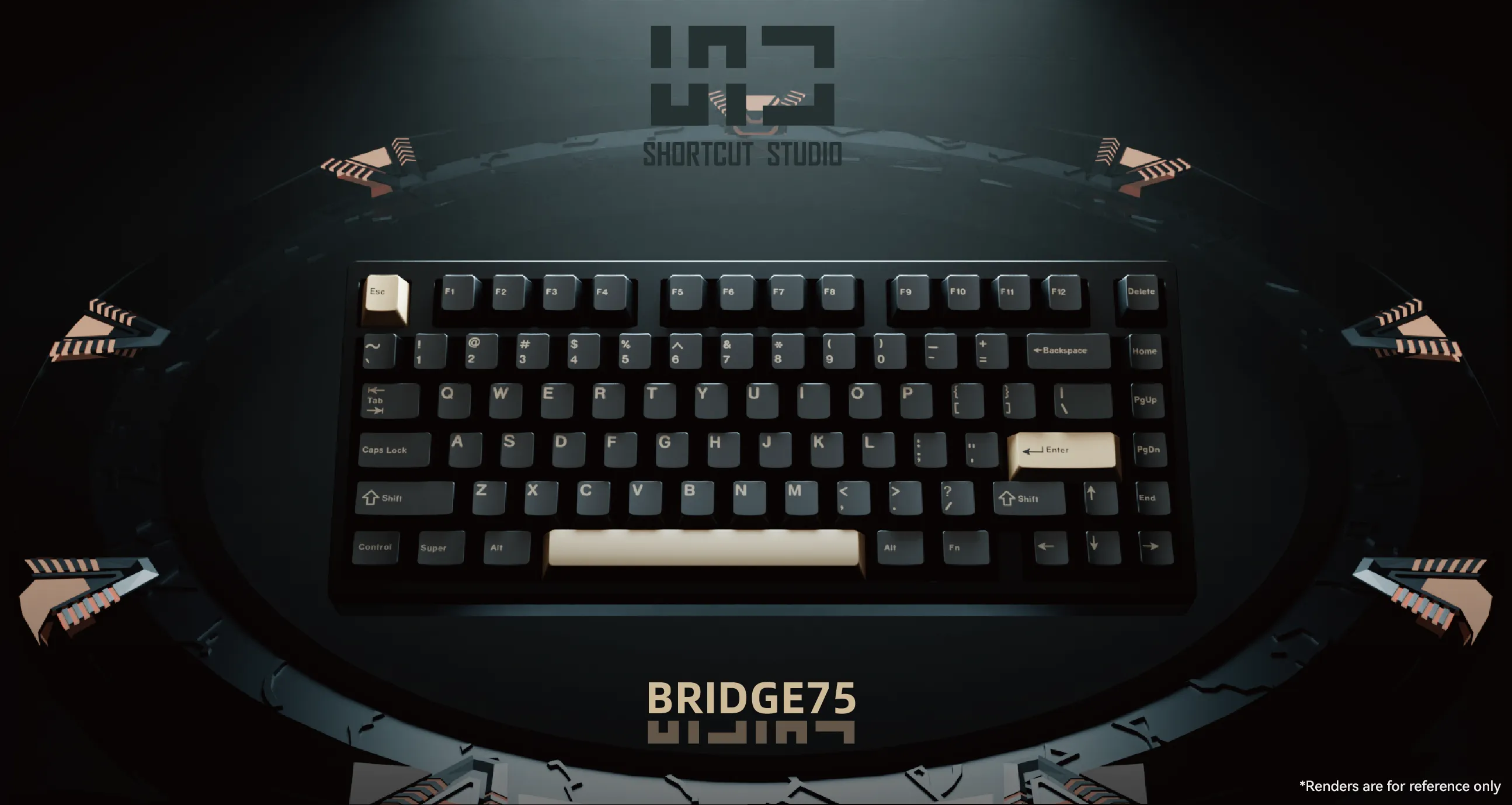 [Pre-Order] Shortcut Studio Bridge75 Keyboard - Pre-built Kit [Batch 2]