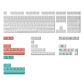 Red Fuji Keycap Set (161-Key)
