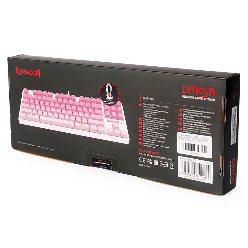 Redragon K576W-GP DAKSA TKL Wired Mechanical Keyboard