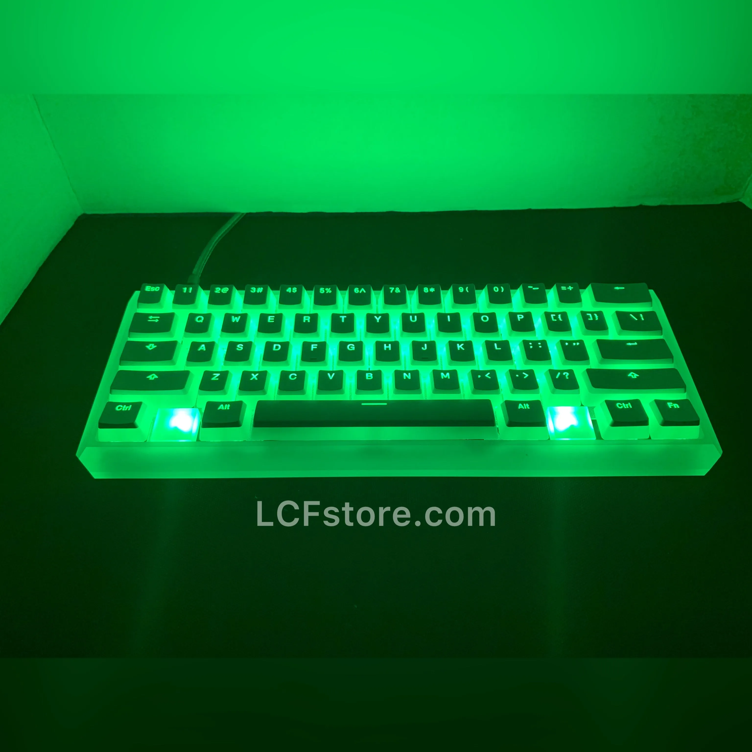 RGB Underglow White Custom Keyboard