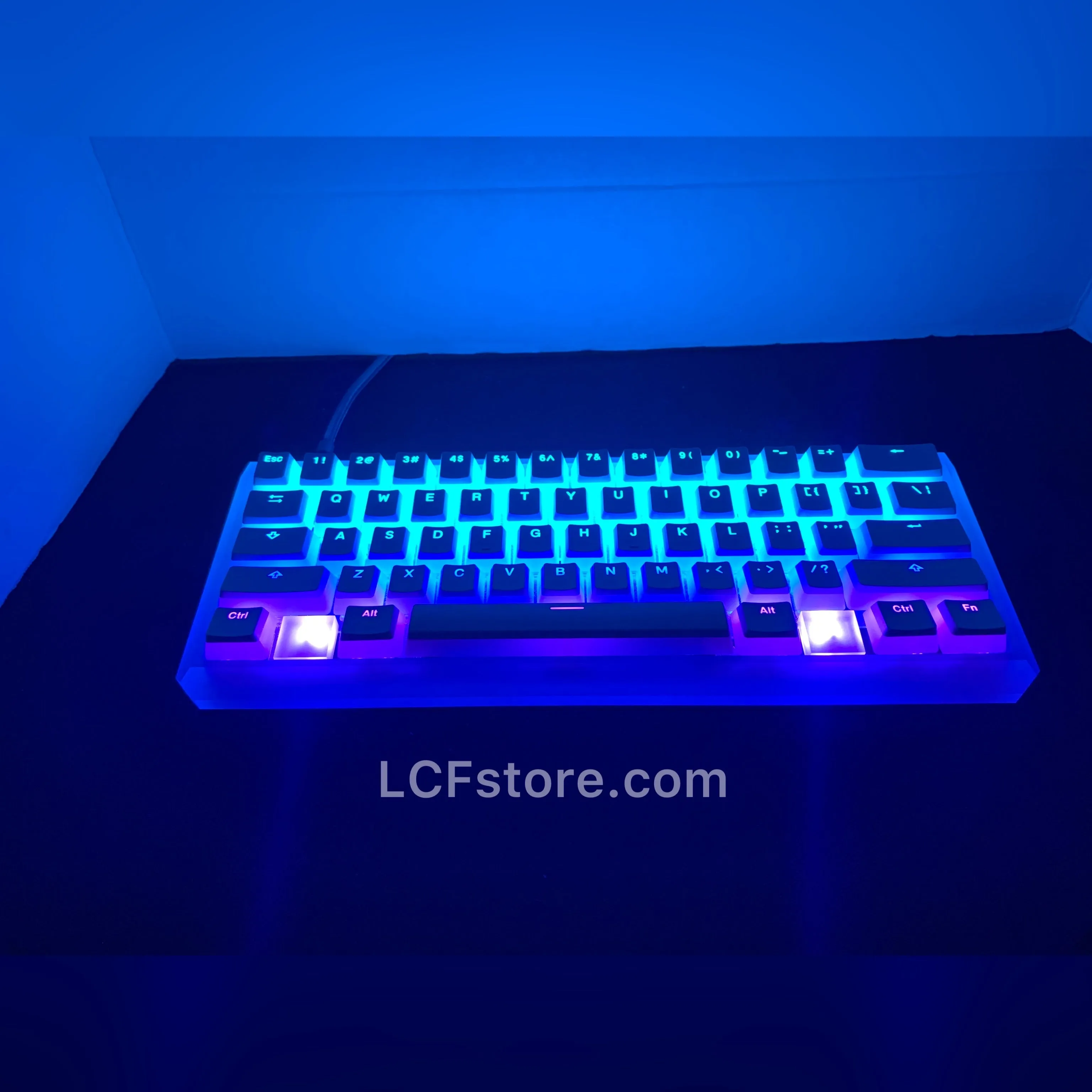 RGB Underglow White Custom Keyboard