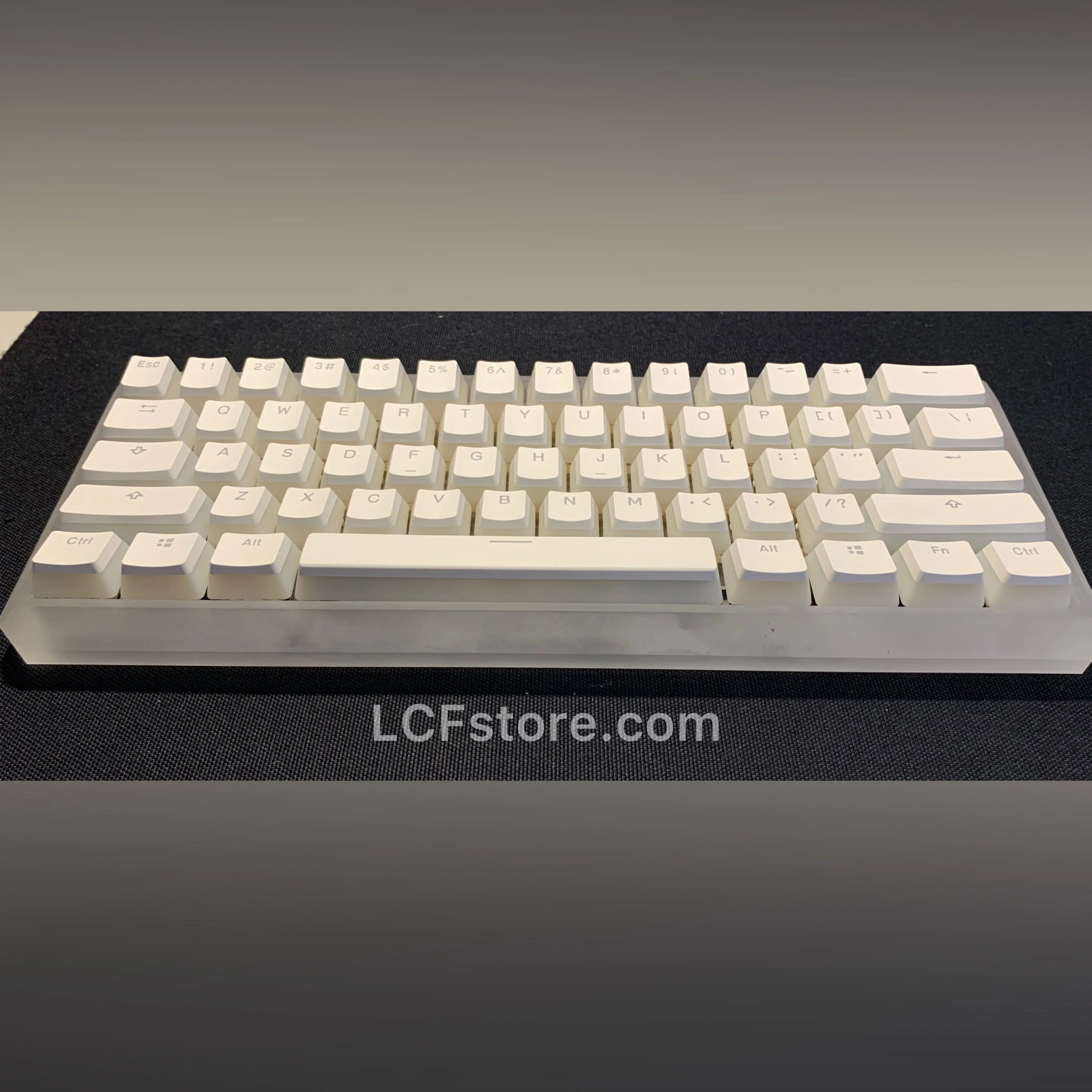 RGB Underglow White Custom Keyboard